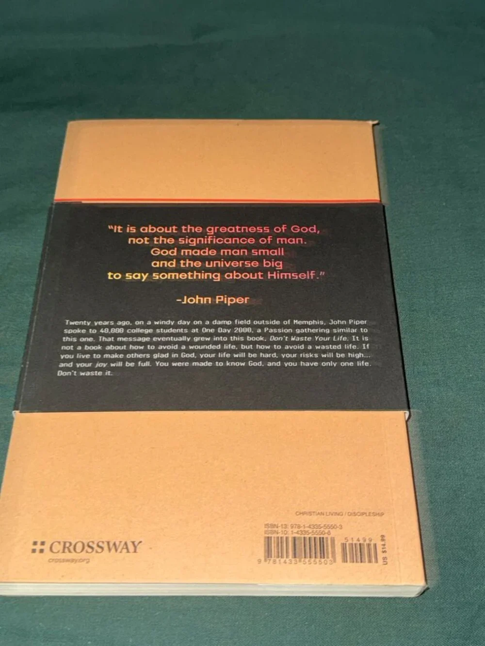 Don't Waste Your Life By John Piper Crossway (2020, PB)